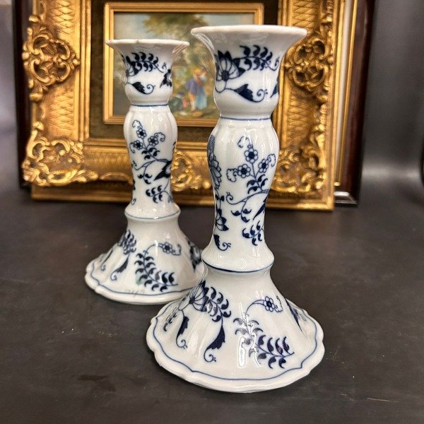 Producto - Candelabros Porcelana Blue Danube