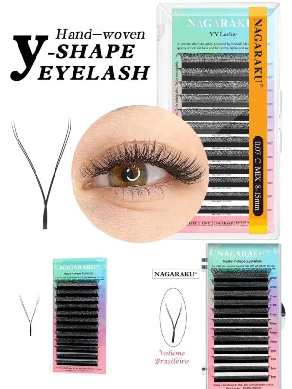 Producto - PESTAÑAS NAGARU CILIO VOLUMEN YY 0.07 MIX