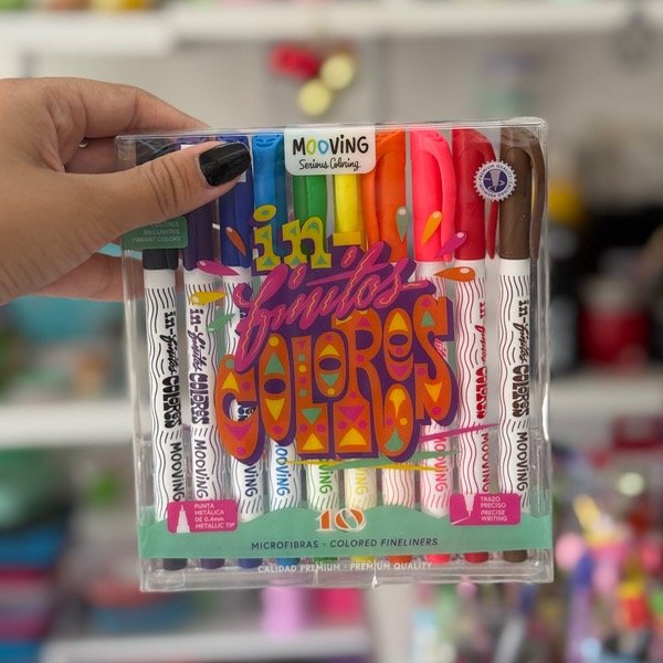 Producto - Coloring Mooving Microfibras x10 6890