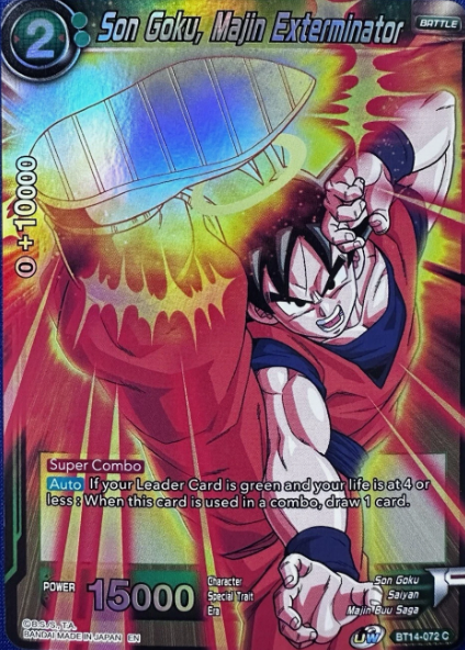 Producto - BT14-072 Son Goku, Majin Exterminator FOIL - Cross Spirits