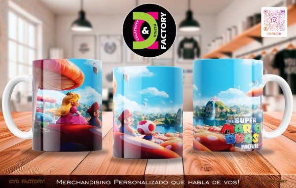 Producto - Taza Super Mario Bros - TZ-RT-BL-11OZ-83-MV-ANM-SMB