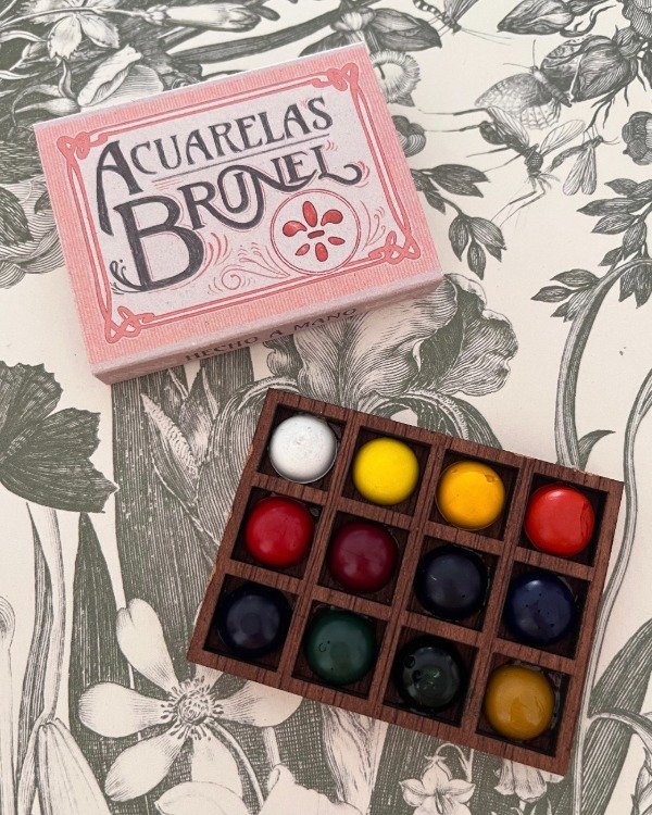 Producto - Paleta fosforera 12 colores clásicos