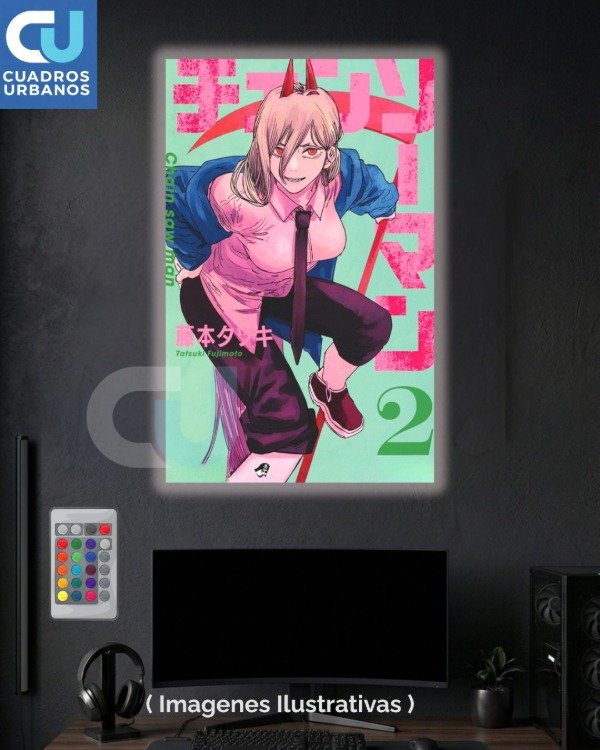 Producto - Chainsaw Man Led 4