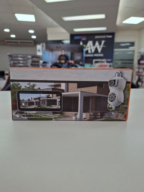 Producto - Camara de Seguridad Inalambrica Doble, Fija y 360 IP WIFI Aitech EC100992