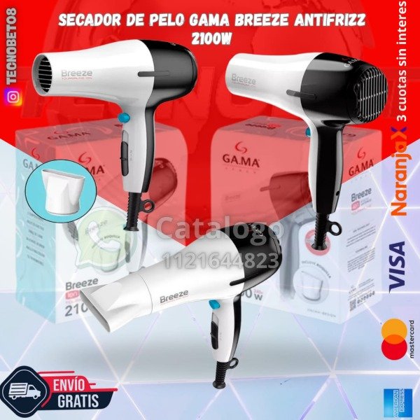 Producto - SECADOR DE PELO GAMA BREEZE ANTIFRIZZ 2100W