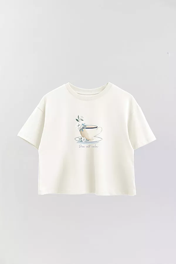 Producto - REMERA CROP ESTAMPADA COASTAL DIVE INTO CALM Natural - 0
