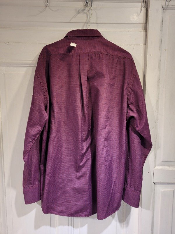 Producto - Camisa  LA MARTINA cuadrille bordeaux y azul- Talle  L- PRECIO: 56X - 3