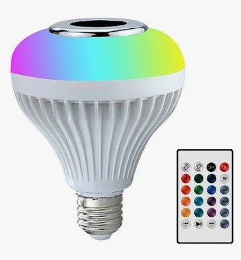 Producto - Lampara Foco Led RGB con Control Remoto