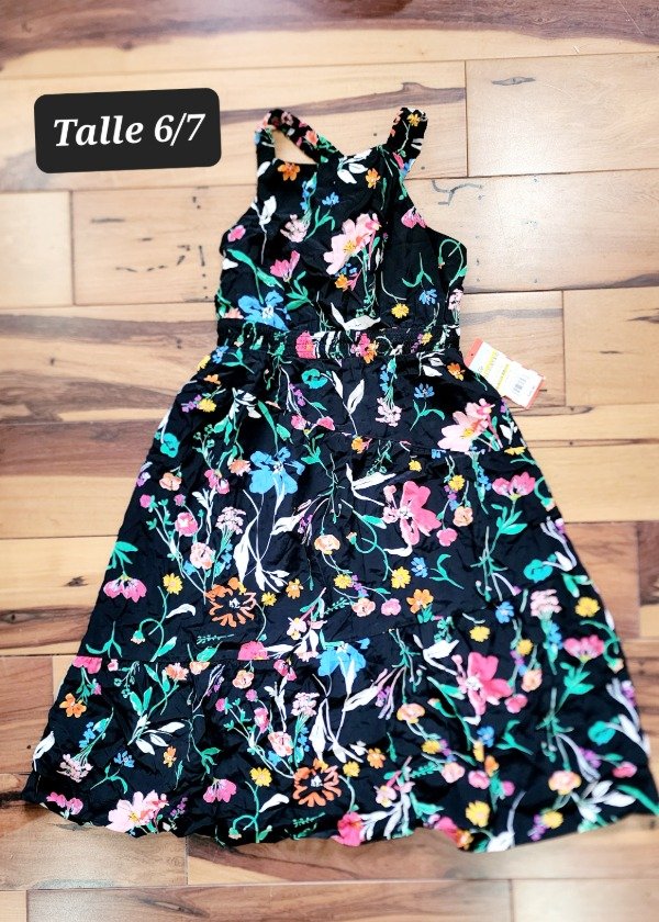 Producto - Vestido caty jack talle 6/7 largo negro