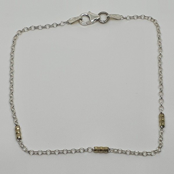Producto - Pulsera Plata y Oro RoloMini
