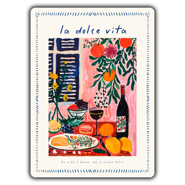Producto - Imán Dolce Vita Vino 224 12x9cm