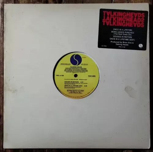 Producto - TALKING HEADS Once In A Lifetime Vinilo 12 Promo USA 45 Rpm 1980