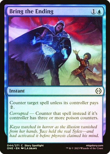 Producto - Bring the Ending Foil  Phyrexia: All Will Be One