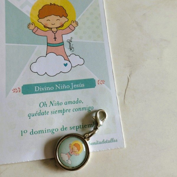 Producto - REGALO PACK ESTAMPA ADVOCACION CON MEDALLITA DIVINO NIÑO