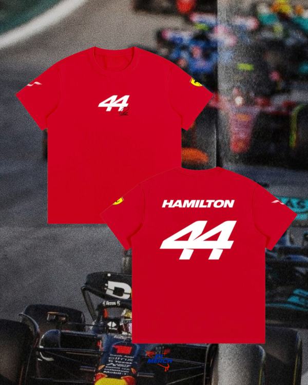 Producto - Remera roja Hamilton Fanmade