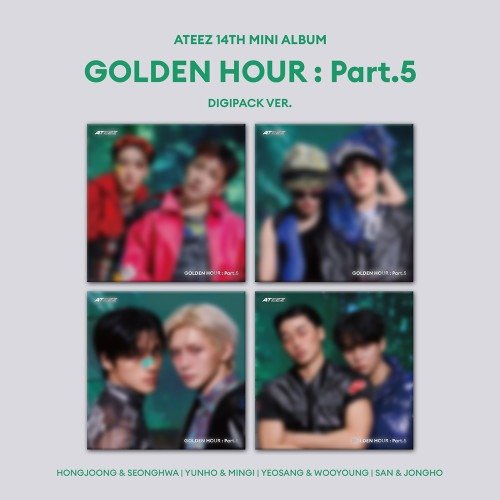 Producto - ATEEZ - 14 MINI ÁLBUM [GOLDEN HOUR: Part.5 (DIGIPACK UNIT VER RANDOM)