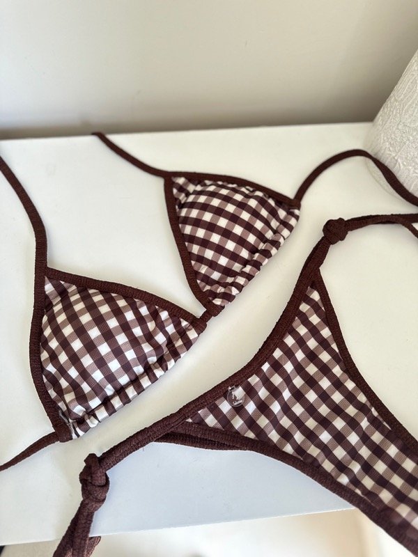 Producto - Bikini Sere Cuadrille chocolate vivo - precio especial y regalito - - 1