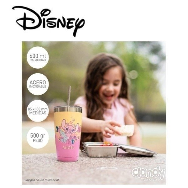 Producto - VASO TERMICO ACERO INOX DISNEY ANGEL 7172