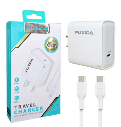 Producto - CARGADOR PUXIDA DK-55 45W TYPE C CON CABLE C A C