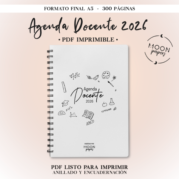 Producto - Agenda Docente 2026 - Modelo Escolar