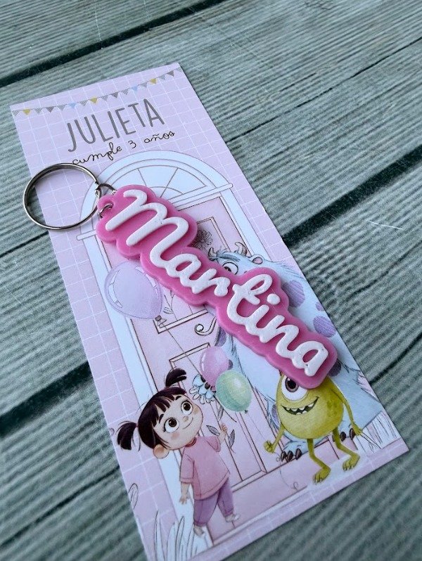 Producto - Llaveros nombre 3D - 3