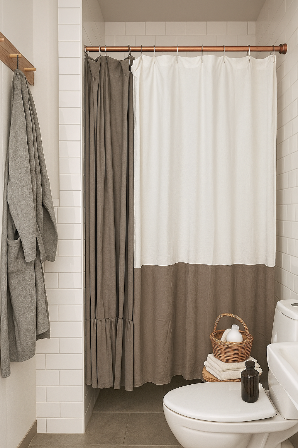 Producto - Cortina ojal tusor bicolor