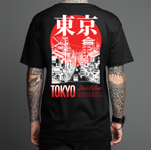 Producto - Remera Oversize Urban Tokyo Aesthetic