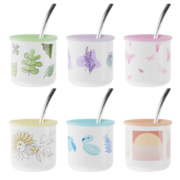 Producto - Mate con Bombilla autolimpiante Personalizado - 1