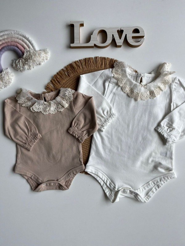 Producto - Body de Algodón y Puntilla - COD 1182