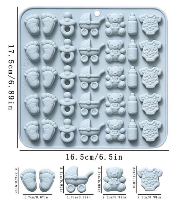 Producto - MOLDE SILICONA BABY SHOWER - 1