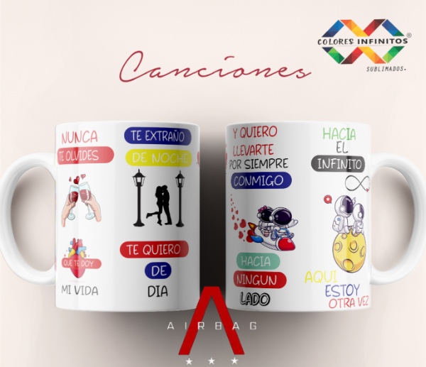 Producto - TAZA CERAMICA - AIRBAG - DISEÑO SUBLIMADO