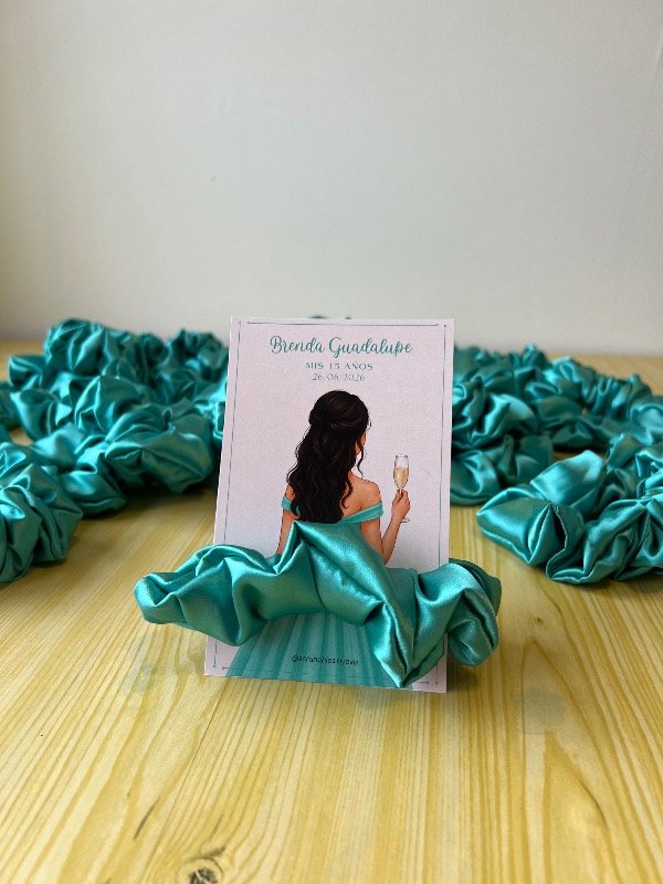 Producto - Tarjeta personalizada para Quinceañera x10 - 1