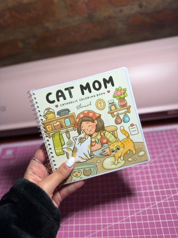 Producto - Libro colorear Cat Mom