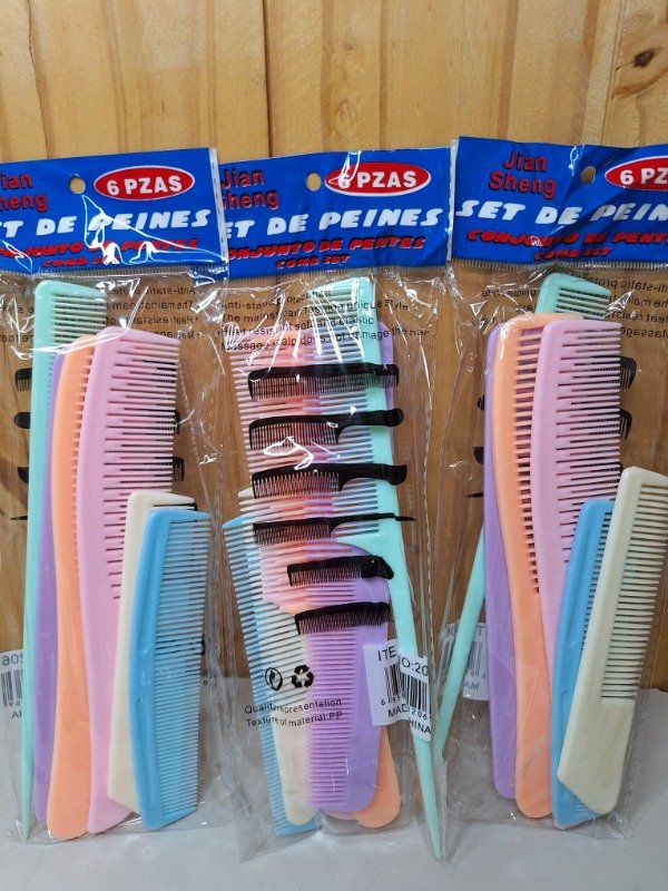 Producto - Peine x6 piezas