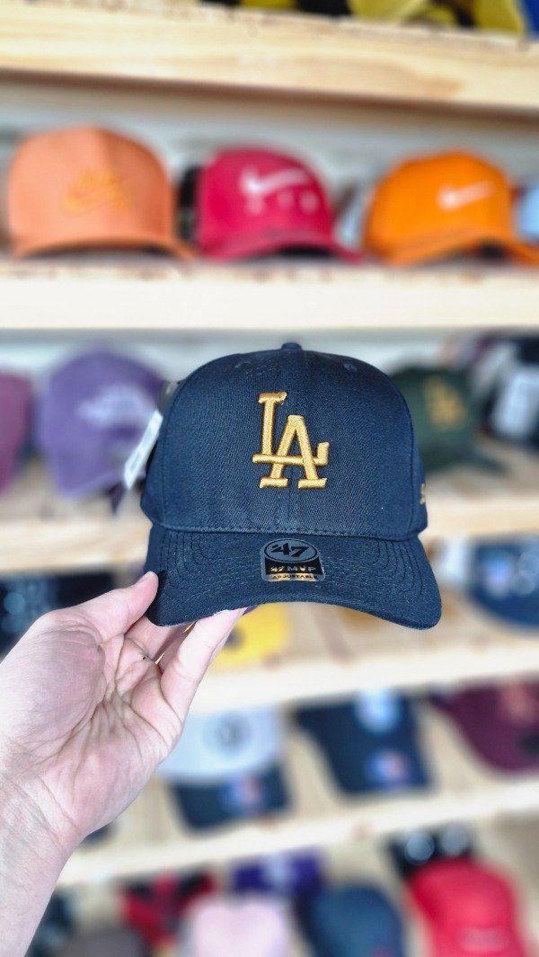 Producto - GORRA LOS ANGELES NEGRA CON AMARILLO
