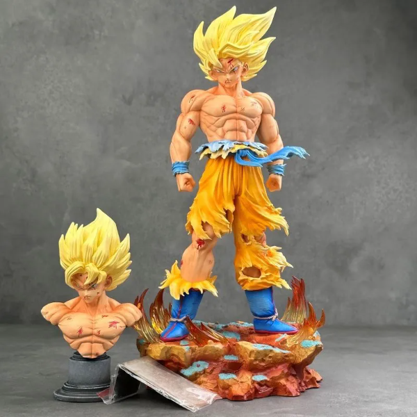 Producto - Diorama Goku SSJ c/ Busto - Dragon Ball Z (35cm)