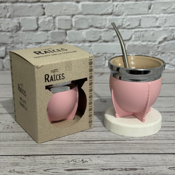 Producto - Mate Raíces Rosa