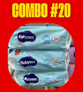 Producto - COMBO 20 - 3 BABYSEC PACKAHORRO ULTRA SOFT ( TALLE A ELECCION )