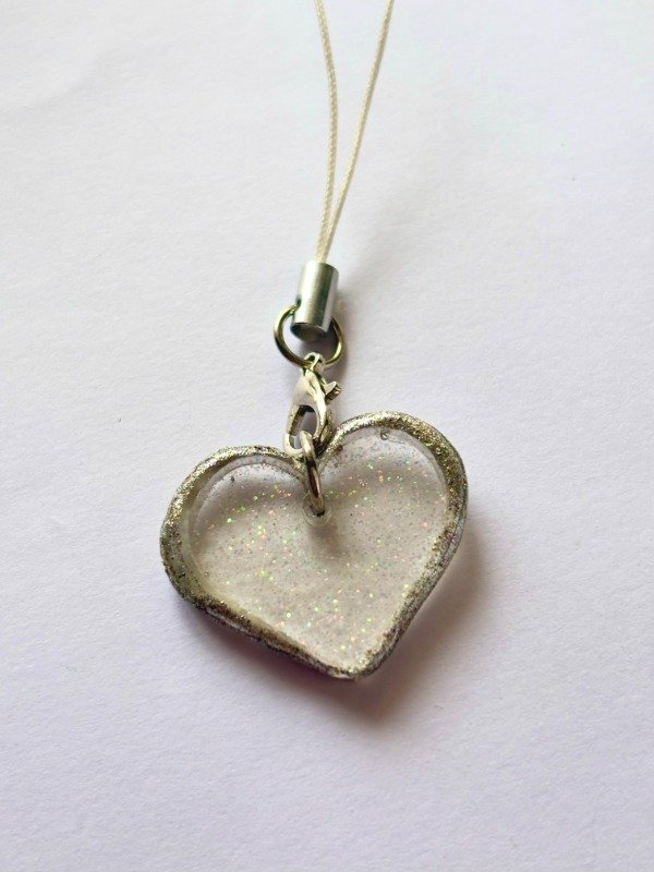 Producto - Phone charms corazones metálicos - 1