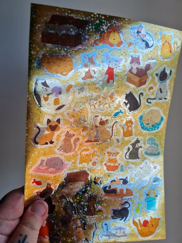 Producto - Plancha de sticker holografico glitter 4