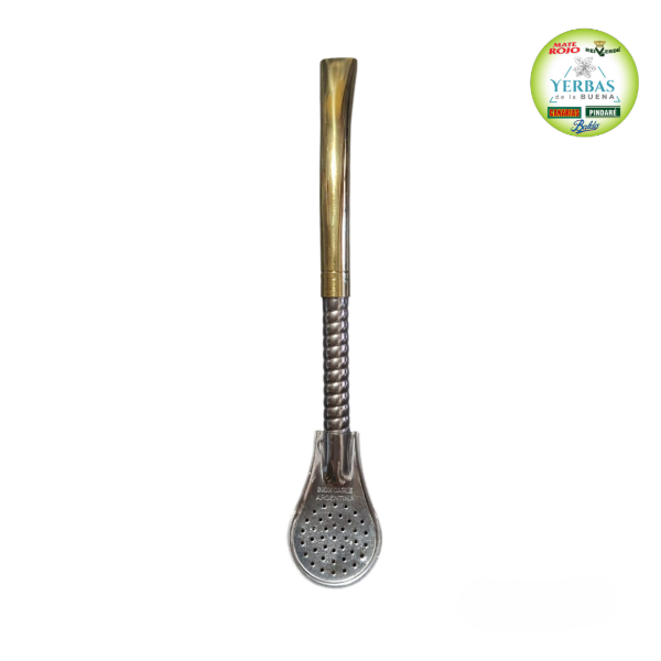 Producto - BOMBILLA PICO DE LORO ACERO BOQUILLA BRONCE TORNEADA (2445)