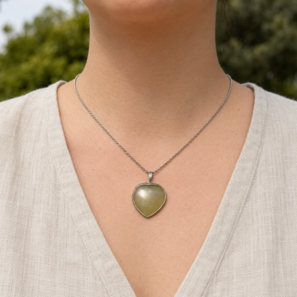 Producto - Collar Cuarzo Oliva