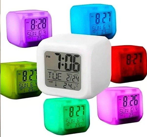 Producto - Reloj Despertador Digital RGB