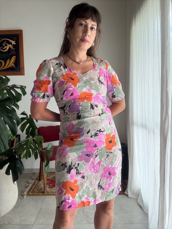 Producto - Vestido hand made print de colores