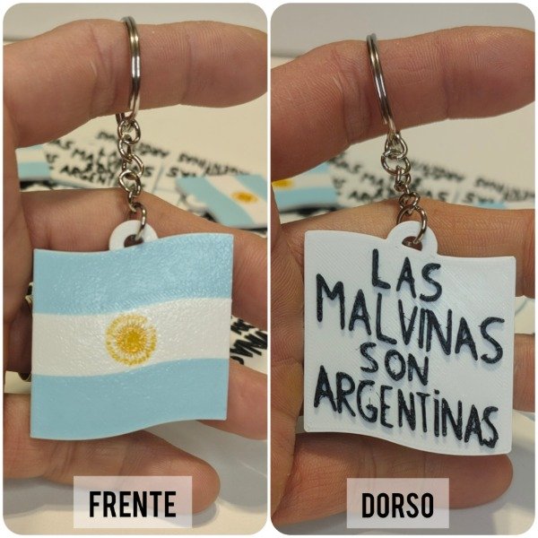 Producto - LLAVERO BANDERA LAS MALVINAS SON ARGENTINAS MAS BANDERA ARG - 0
