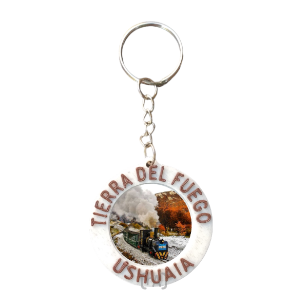 Producto - Llavero Imagen Tren Marmol
