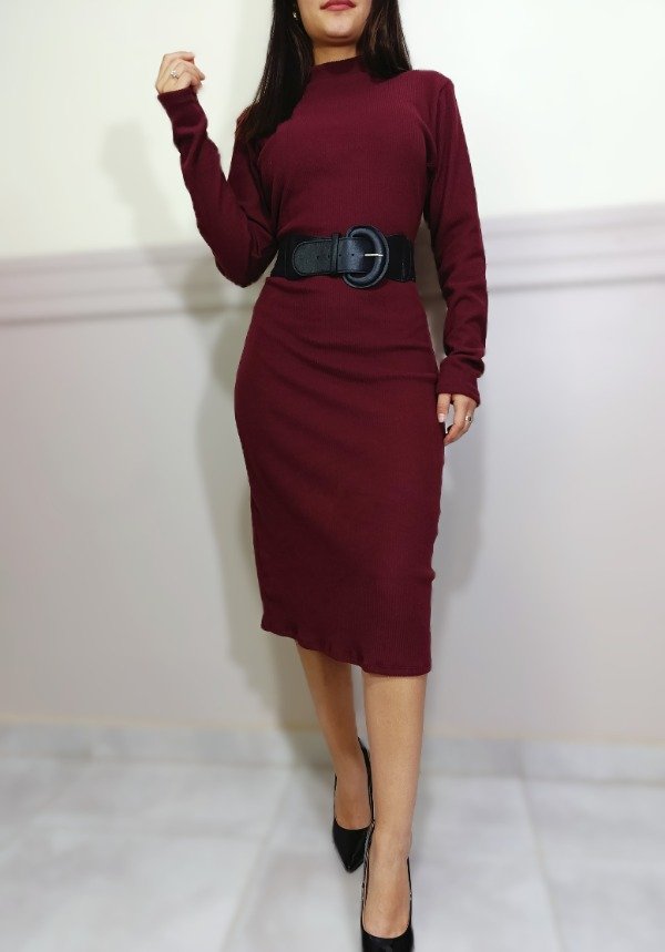 Producto - Vestido Aconcagua (bordo)