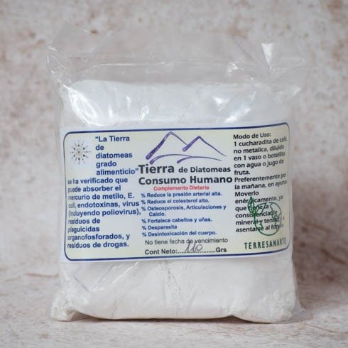 Producto - Tierra de diatomeas de Consumo Humano - 110 Gr - Terresanarte