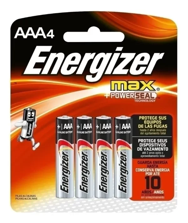 Producto - Pila AAA Energizer x 4 un