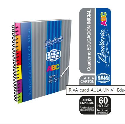 Producto - CUADERNO ABC ESPIRALADO DE EDUCACIÓN INICIAL - 0